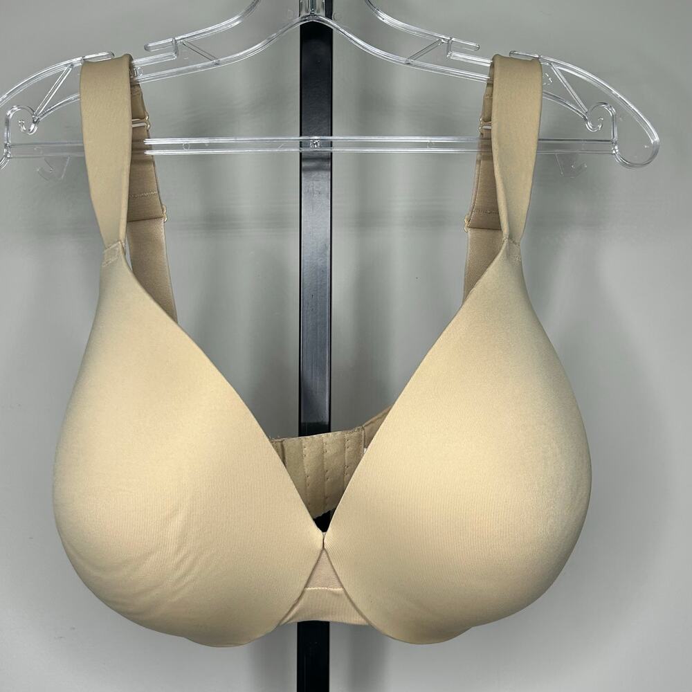 Cacique 34H bra-‎ tan, padded full coverage underwire plus